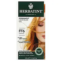 Herbatint, Перманентна гель-фарба для волосся, FF6 жовтогарячий, 135 мл (4,56 рідк. Унції) в Україні оригінал