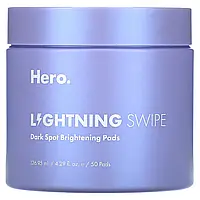 Hero Cosmetics, Lightning Swipe, диски для освітлення темних плям, 50 шт. оригінал