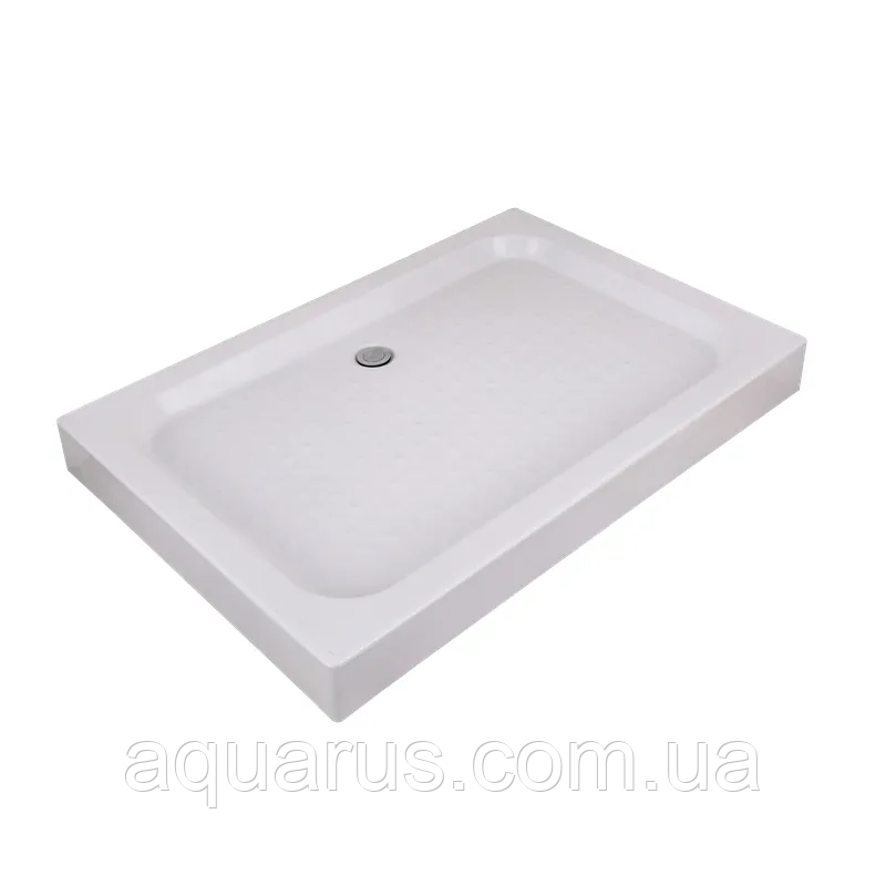 Душовий піддон з сифоном Mixxus HARD ST01-100x80x13 діаметр зливу 52 мм (MI6918)