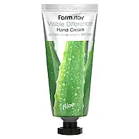Farmstay, Visible Difference Hand Cream, алое, 100 г (3,52 унції)