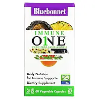 Bluebonnet Nutrition, Immune One, комплекс із цілісних продуктів, 60 рослинних капсул