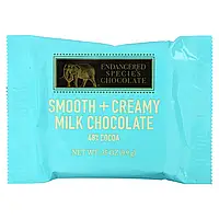 Endangered Species Chocolate, Smooth + Creamy Milk Chocolate Bites, 48% какао, 9,9 г (0,35 унції)