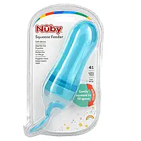 Nuby, Squeeze Feeder, для дітей від 4 місяців, синій, 90 мл (3 унції)
