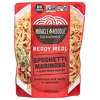 Miracle Noodle, Блюдо, готове до вживання, спагеті Маринара, 280 г (10 унцій) оригінал