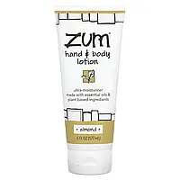 ZUM, Лосьйон для рук і тіла, мигдаль, 177 мл (6 рідк. унц.) оригінал