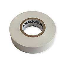 Електрична ізоляційна стрічка Quantum QM-EIT130, white shinny 18мм/20м