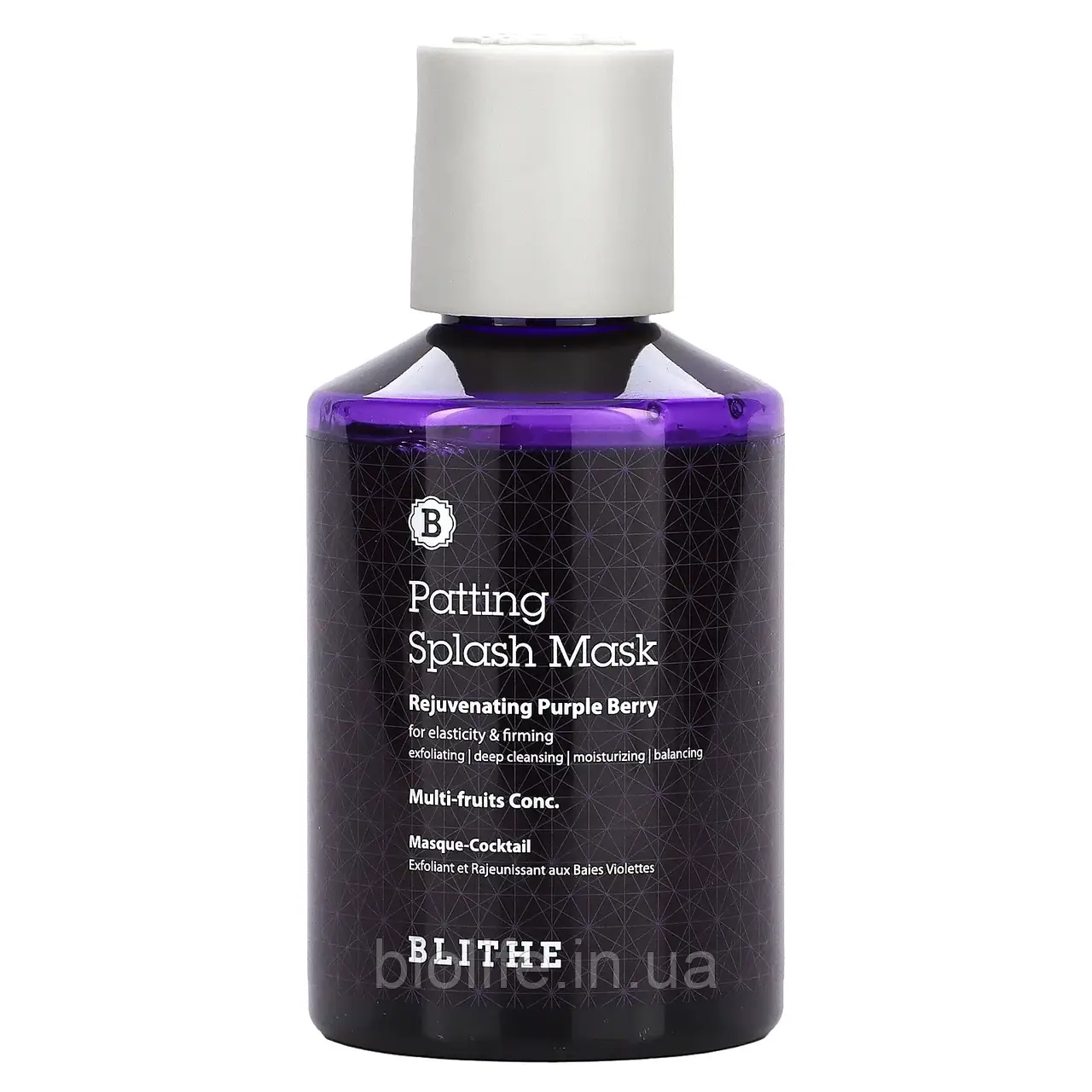 Blithe, Patting Splash Beauty Mask, омолоджувальна фіолетова ягода, 150 мл (5,07 рідко. унці.), фото 1