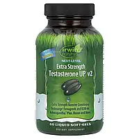 Irwin Naturals, Next Level, Testosterone UP v2, Extra Strength, 60 Liquid Soft-Gels оригінал