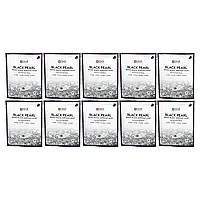 SNP, Black Pearl Renew, чорна маска для обличчя з ампулами, 10 шт., По 25 мл (0,84 рідк. унці.)