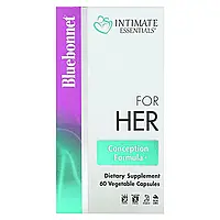 Bluebonnet Nutrition, Intimate Essentials, для неї формула для зачаття, 60 рослинних капсул