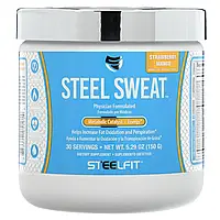 SteelFit, Steel Sweat, каталізатор метаболізму + енергія, полуниця та манго, 150 г (5,29 унції) в Україні оригінал