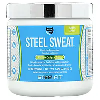 SteelFit, Steel Sweat, зелене яблуко, 150 г (5,29 унції) в Україні оригінал