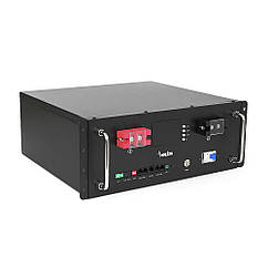 Літій-залізо-фосфатний акумулятор Merlion LiFePO4 51.2V 50AH for Solar (440х350х180), 20,kg RACK MOUNT 50A