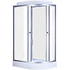Бокс душовий без гідромасажу Mixxus WAVE SB02-120x80x215-R-FB SATIN з низьким піддоном (MI6893), фото 9