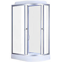 Бокс душовий без гідромасажу Mixxus WAVE SB02-120x80x215-L-FB SATIN з низьким піддоном (MI6892), фото 4