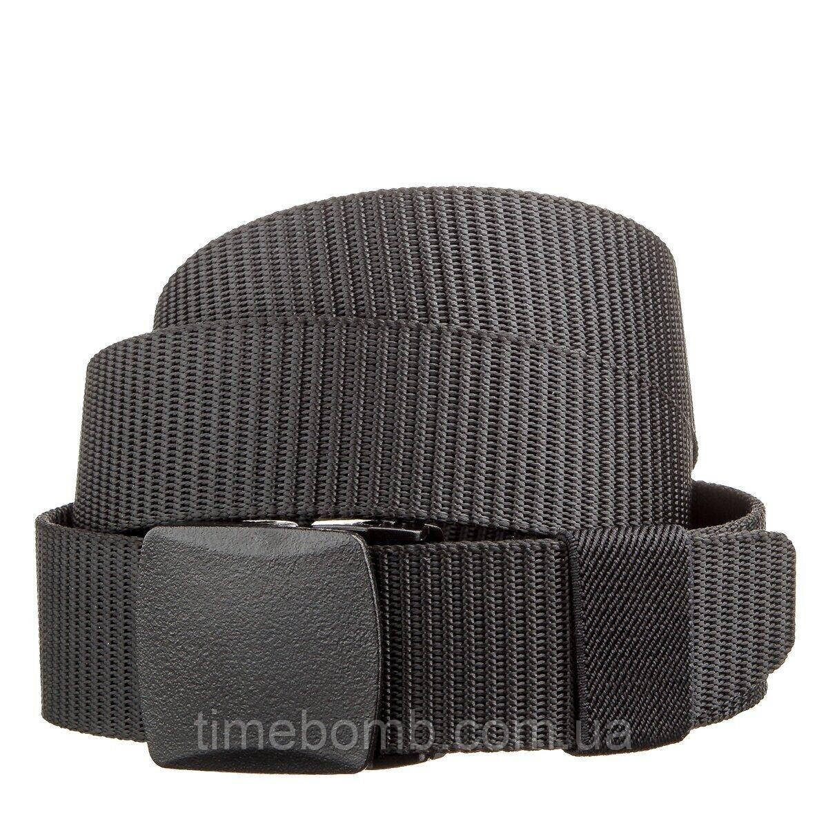Стильний текстильний чоловічий ремінь Vintage 20228 Чорний