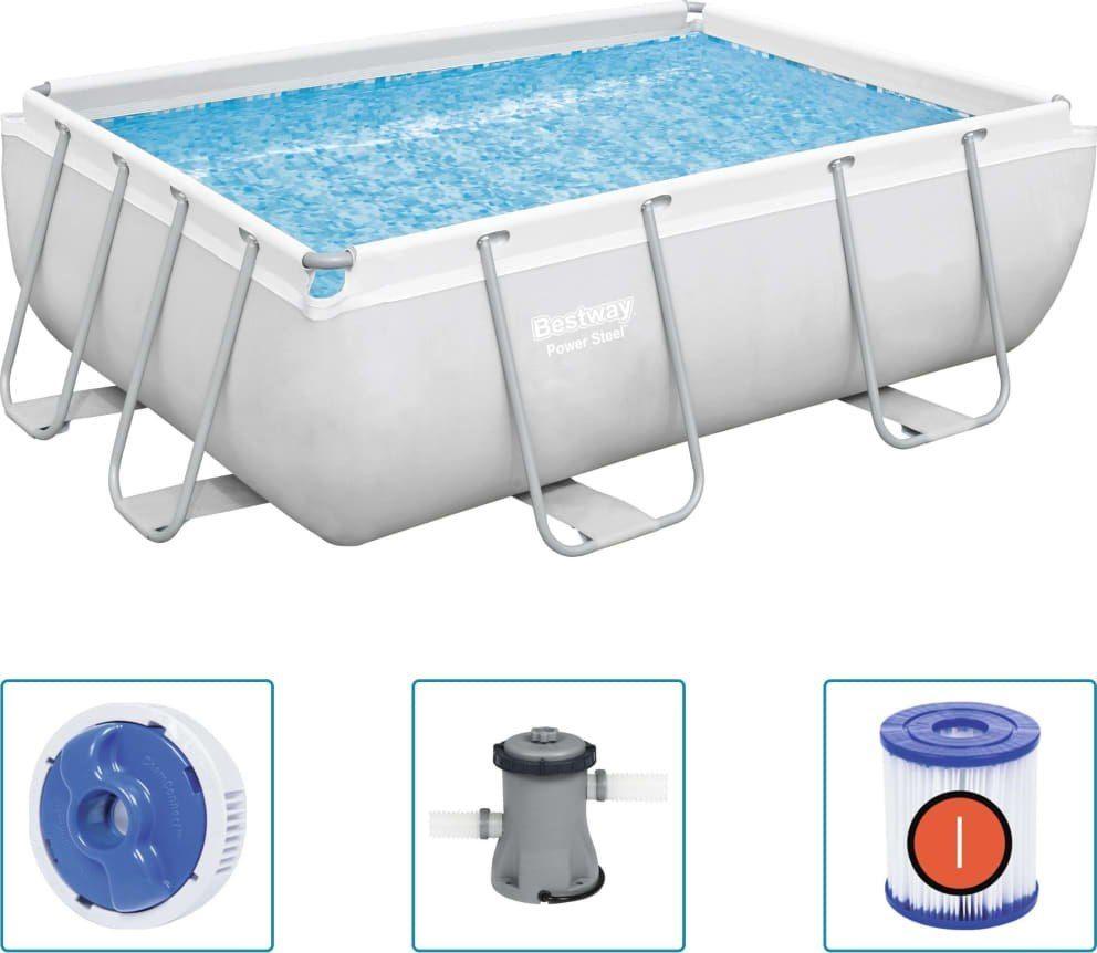 Басейн Bestway 4-в-1 на стійках 282 x 196 x 84 см 56629