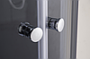Бокс душовий без гідромасажу Mixxus STRONG SB02-90x90x215-FB SATIN з низьким піддоном (MI6886), фото 7