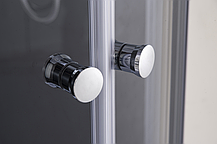 Бокс душовий без гідромасажу Mixxus WAVE SB02-120x80x215-R-FB SATIN з низьким піддоном (MI6893), фото 6