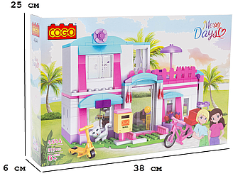 Конструктор "Дівчатка" (319 елм.) Сонячний маєток / COGO