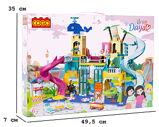 Конструктор "Дівчатка" (715 елм.) Аквапарк/COGO