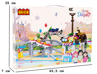 Конструктор "Дівчатка" (648 елм.) Американські гірки / COGO