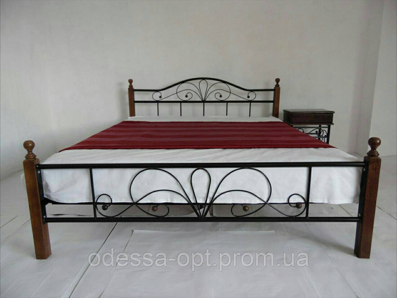 Купить Кровать металлическая, цена — Prom.ua (ID#456087883)