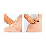 Мастурбатор лялька Kokos Victoria 2WayPlus з вібрацією й масажем, два входи: вагіна та попіка, фото 6