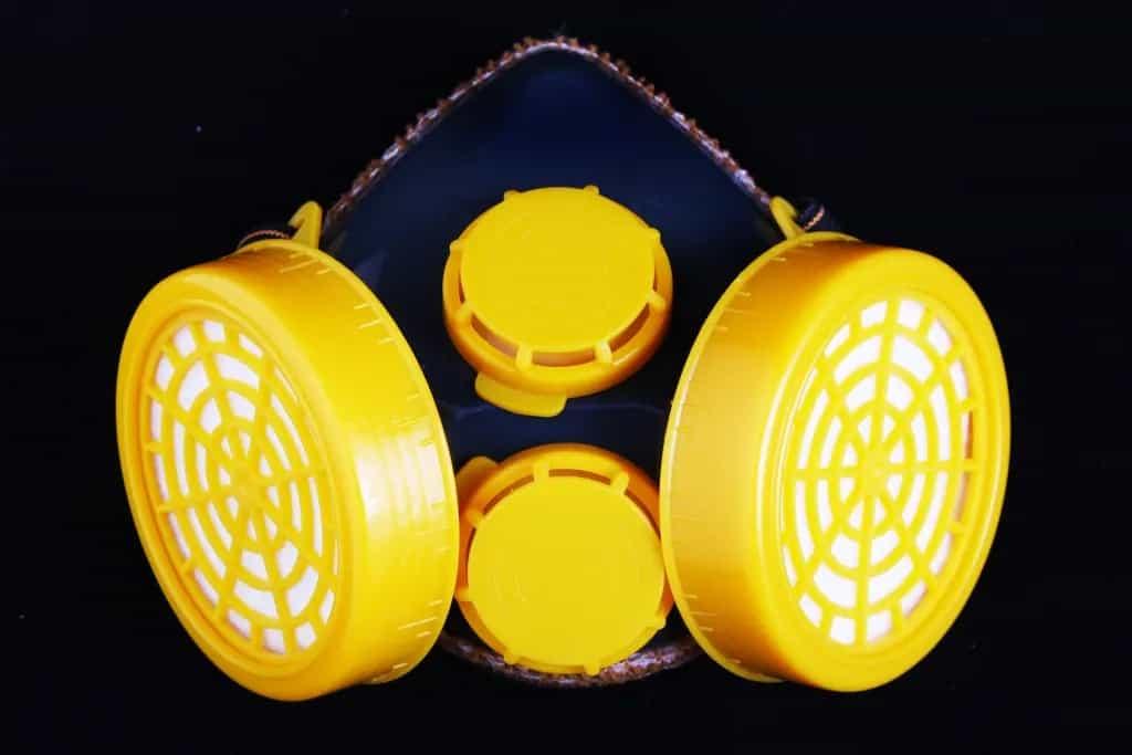 Маска респіратор на 2 клапана і 2 картриджа "Сила", фото 1