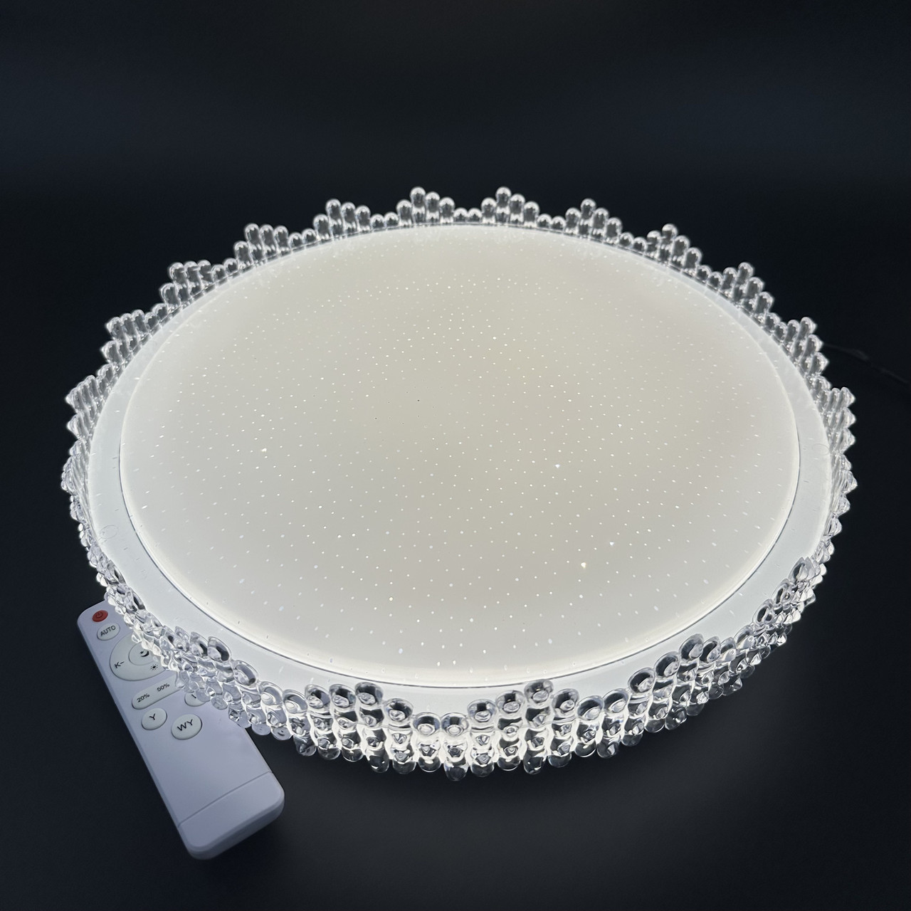 Люстра з пультом 50Вт стельова світлодіодна Зоряне Небо з регулюванням яскравості 4750лм  3000-6500K IP40