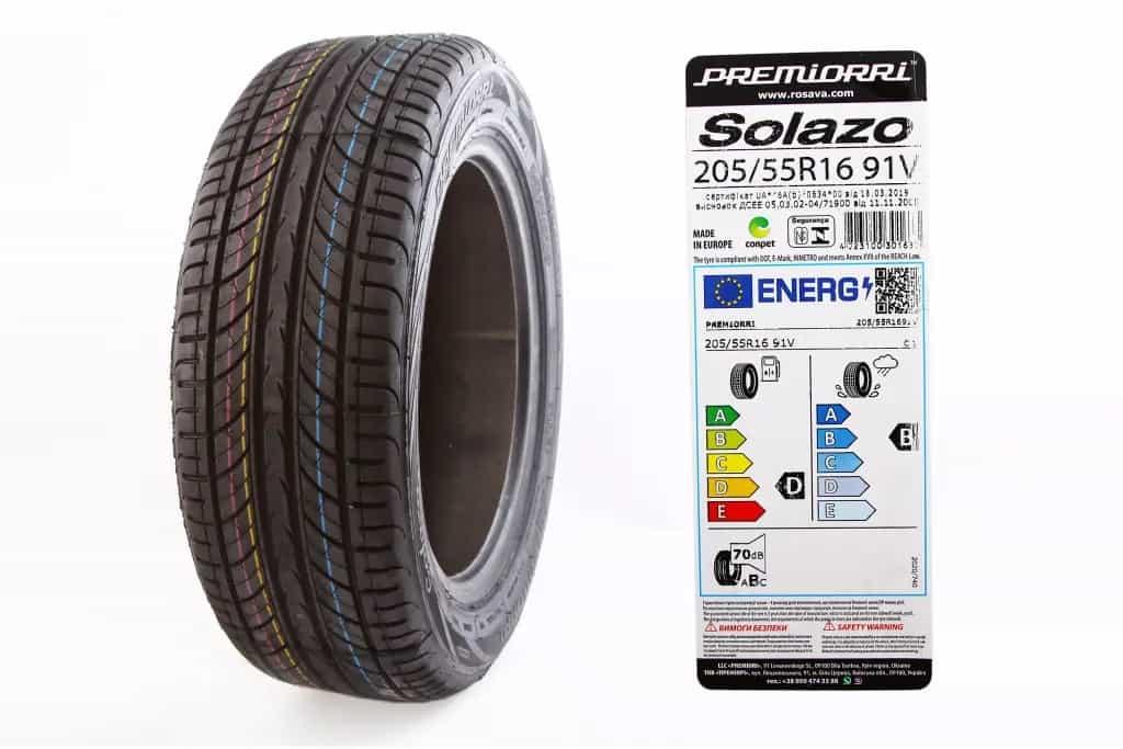 Шина 205/55R16 лето 91V "Premiorri" Solazo