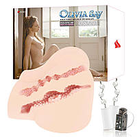 Мастурбатор Kokos OLIVIA SAY два входи: вагіна та попка