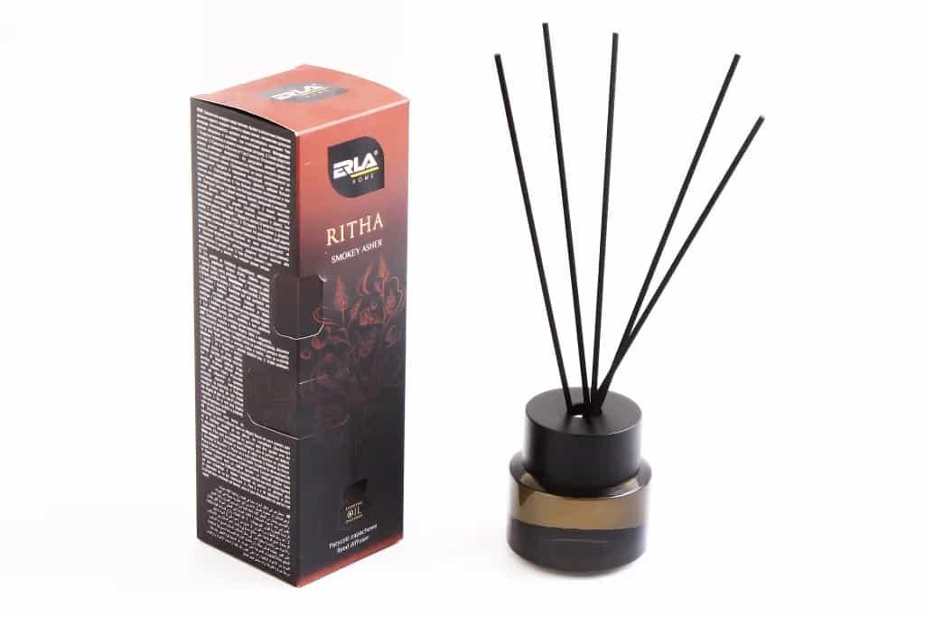 Освіжувач повітря для дому з паличками 100мл "Erla Home" Ritha Smokey Asher