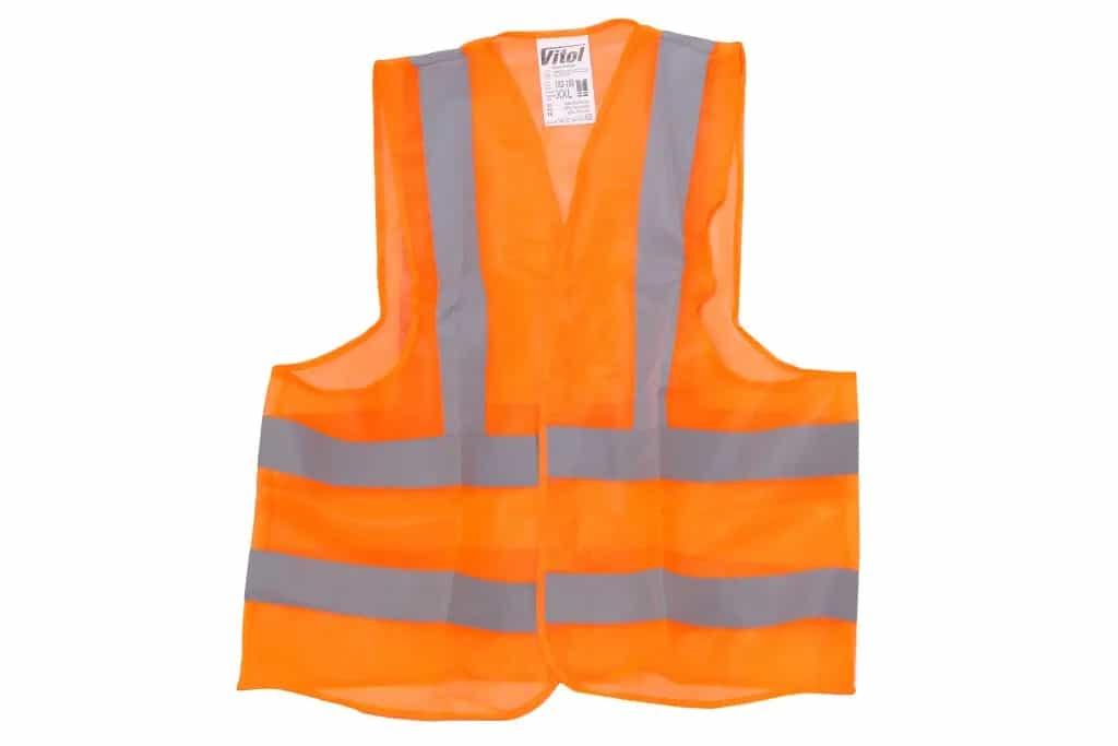 Жилет безпеки світловідбивний XXL 60 г/м2 жовтогарячий "Vitol"