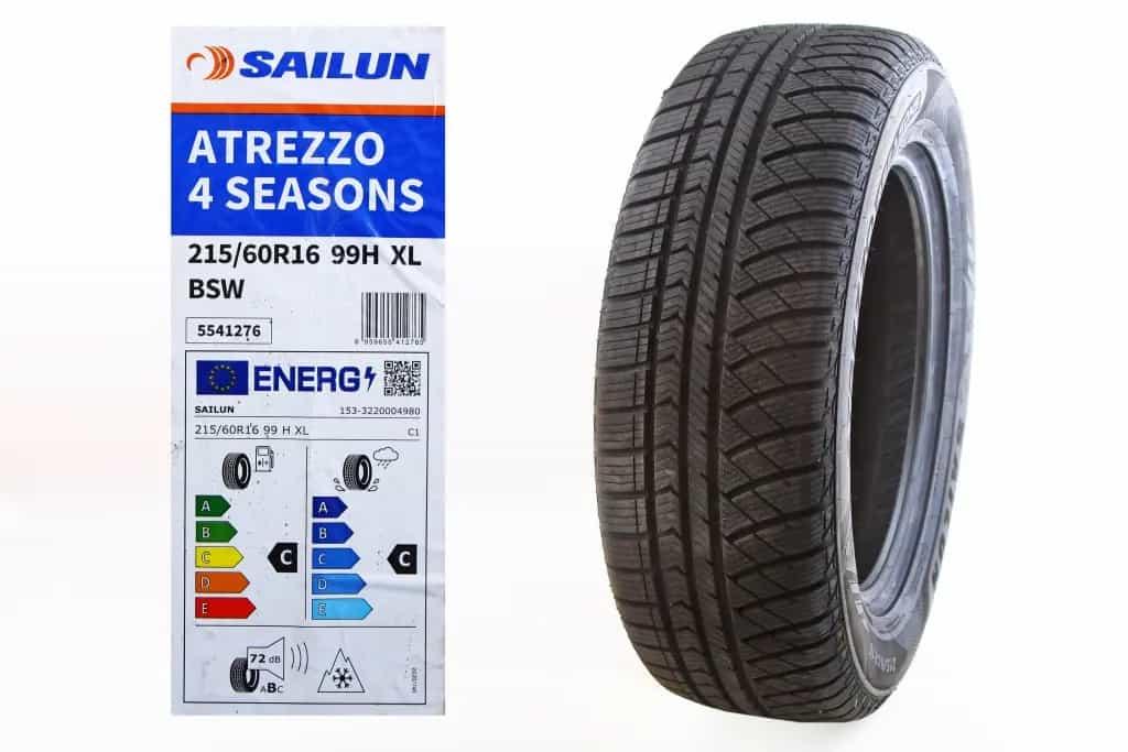 Шина 215/60R16 всесезонна 99H XL "Sailun" Atrezzo 4 Seasons