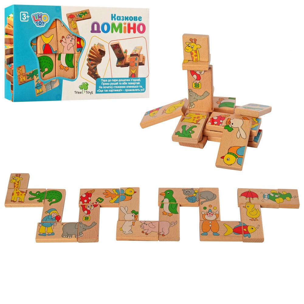 Дерев'яна іграшка Tree Toys Казкове доміно MD 2146