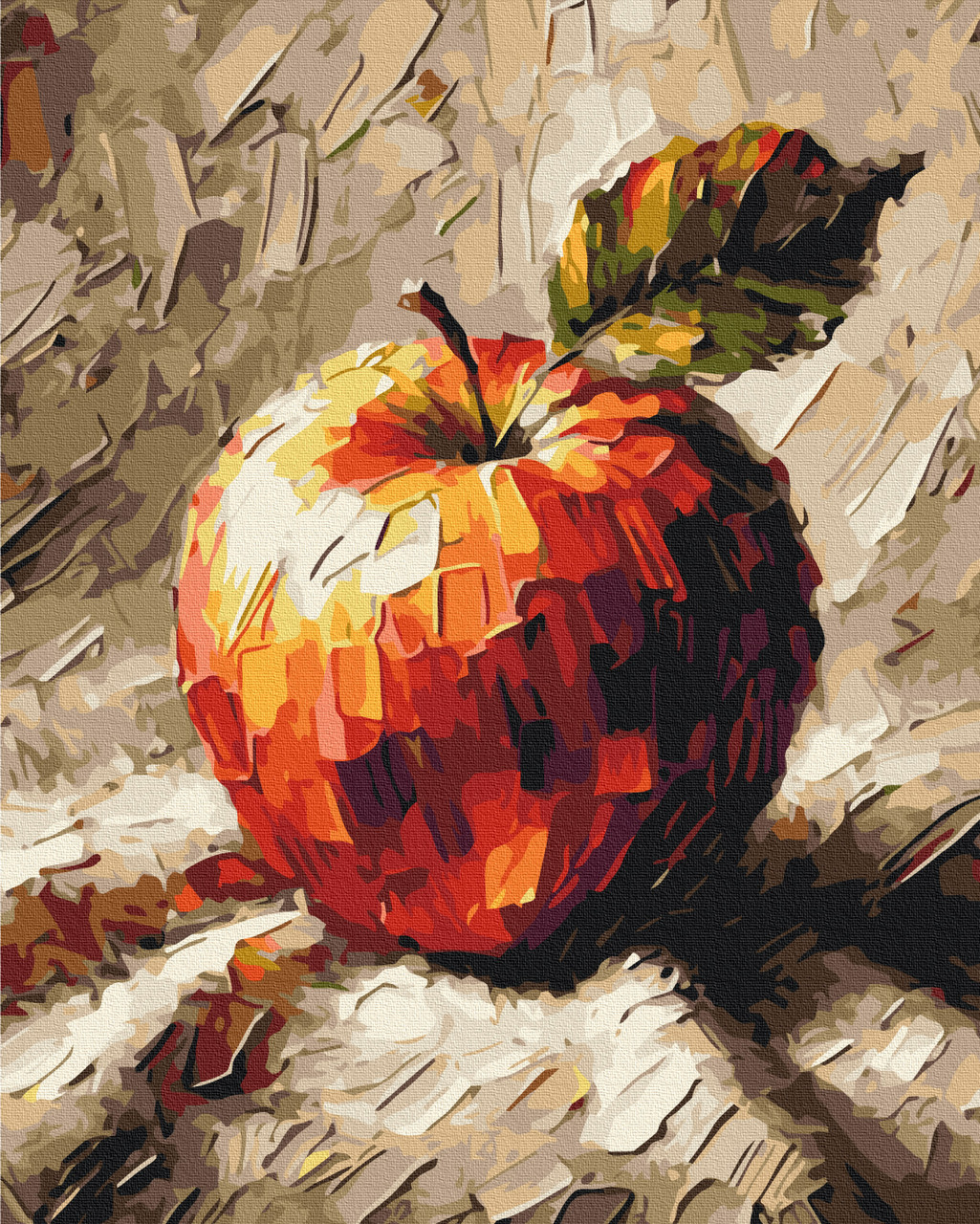 Картина за номерами обкладинка Яблуко 40x50 см
