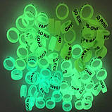 Silicone Ring 22-25 mm Силіконове кільце, Флуоресцентне, Протиковзне, для ліхтарів та іншого, фото 3