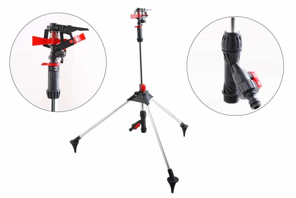 Дощувалний пристрій пулсуючий 1/2 на тринозі "Intertool" 680-810мм, фото 1