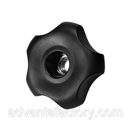 Ручка фіксатор D35 з різьбою М6 наскрізна, фото 1