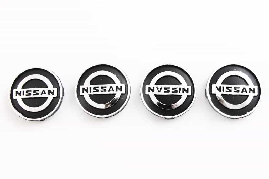 Заглушка диска 60*55мм Nissan (4 шт.)