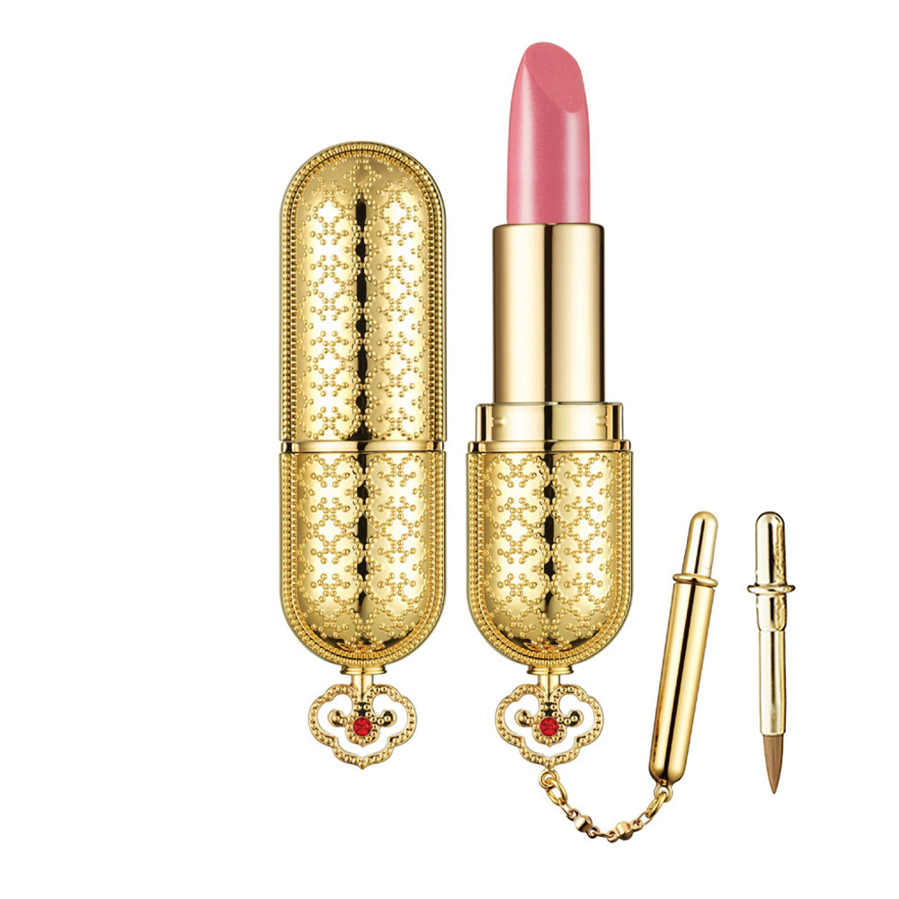 Розкішна преміальна помада Mi Luxury Lipstick з ефектом тину та 24-каратним золотим покриттям 12 Pink, фото 1