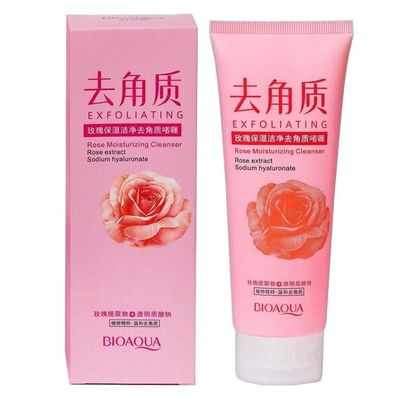 Відлущуючий гель-скатка для вмивання BIOAQUA Rose 120 г