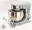 Кухонний тестоміс міксер планетарний Royalty Line RL — PKM1600W, 6L, Silver, фото 11