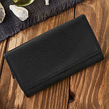 Жіночий шкіряний гаманець зелений геометричний вінтаж Paolo Peruzzi, фото 3