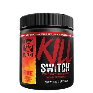 Жироспалювач PVL Mutant KILL SWITCH Thermogenic Fat Burner 162 г (36 порц.)