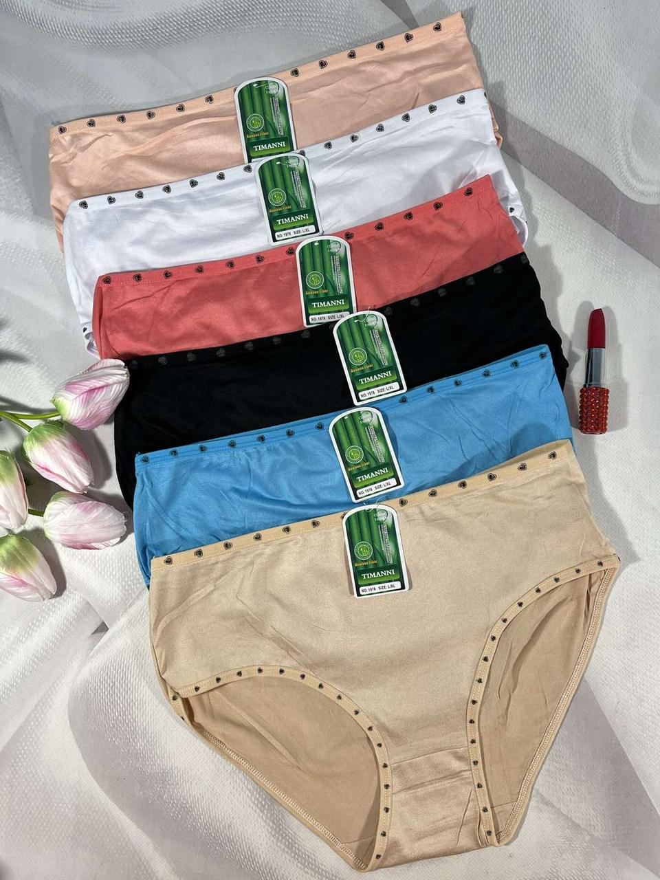 Трусики жіночі Timanni  бамбук  Розмір 🌸l/xl 50-52    🌸Xl/2xl 52-54