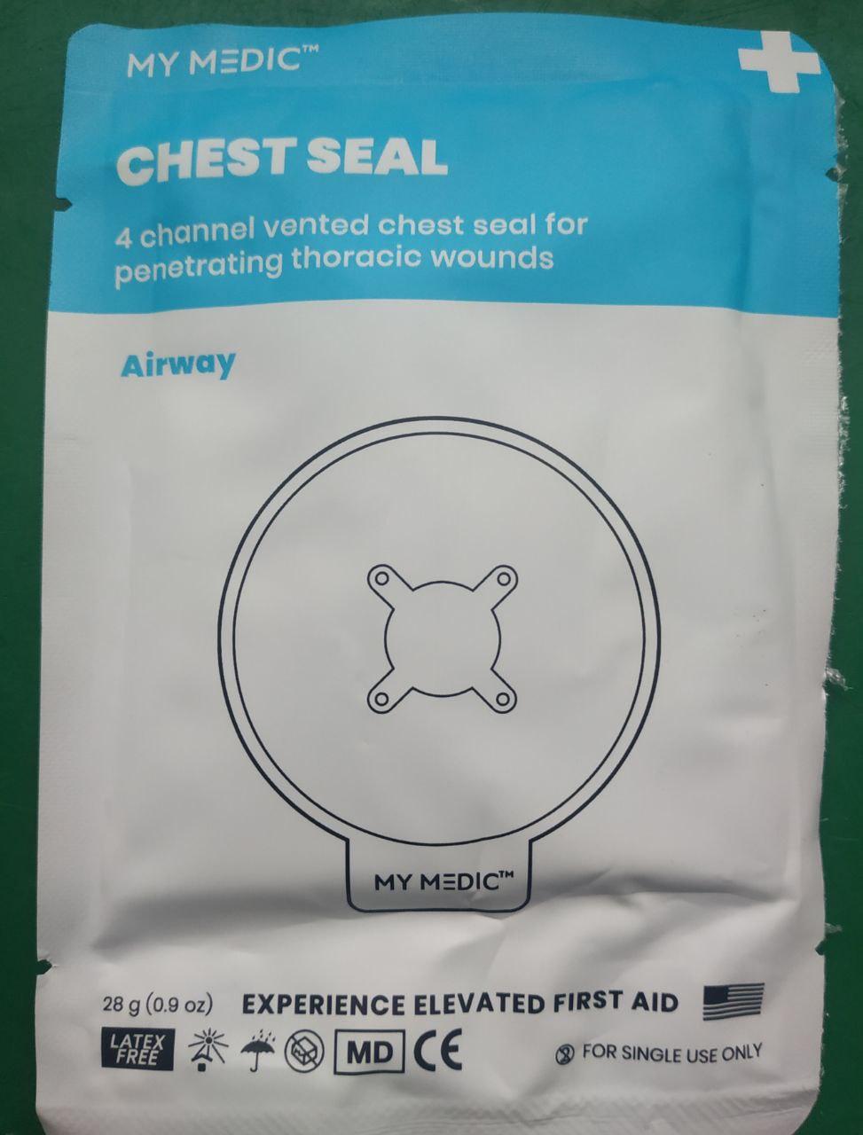Оклюзійна наліпка з клапаном Chest Seal