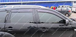 Вітровики вікон Пежо 4007 (дефлектори бічних вікон Peugeot 4007)