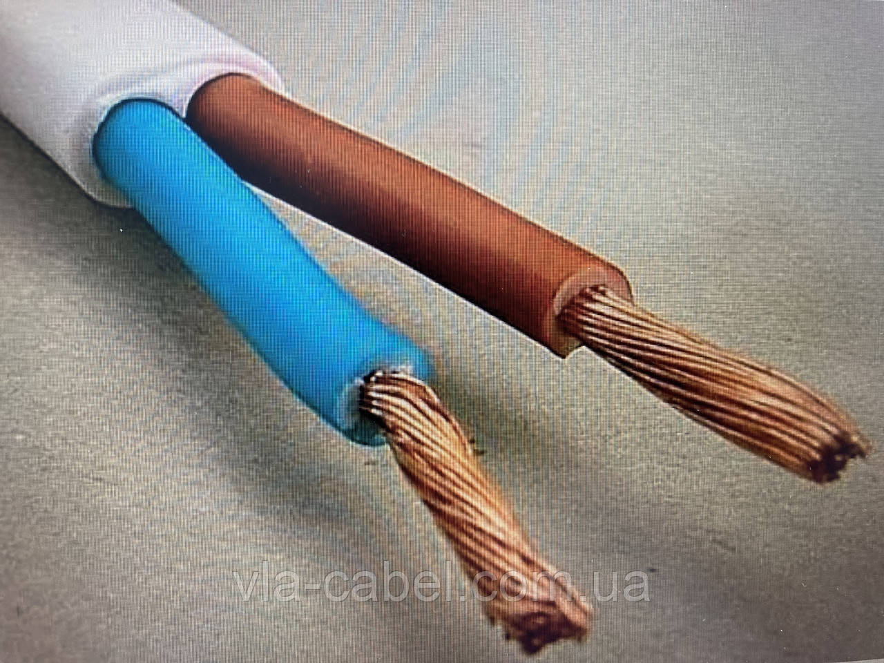 Кабель гнучкий ШВВП 2х2.5 мідний багатожильний Одеса ГОСТ (бухта 100м), фото 1